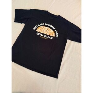 Napoleon Dynamite Just Make Yourself A Dang‎ Quesa-Dillah Black Graphic Tee Kids